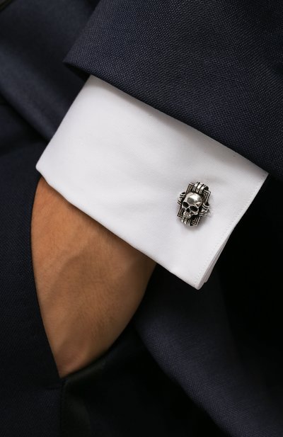 Серебряные запонки возрождение империи GL JEWELRY, арт. M800005-S97-585, фото 2