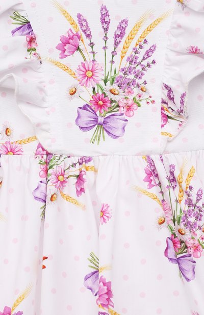 Хлопковое платье MONNALISA, арт. 317912, фото 3