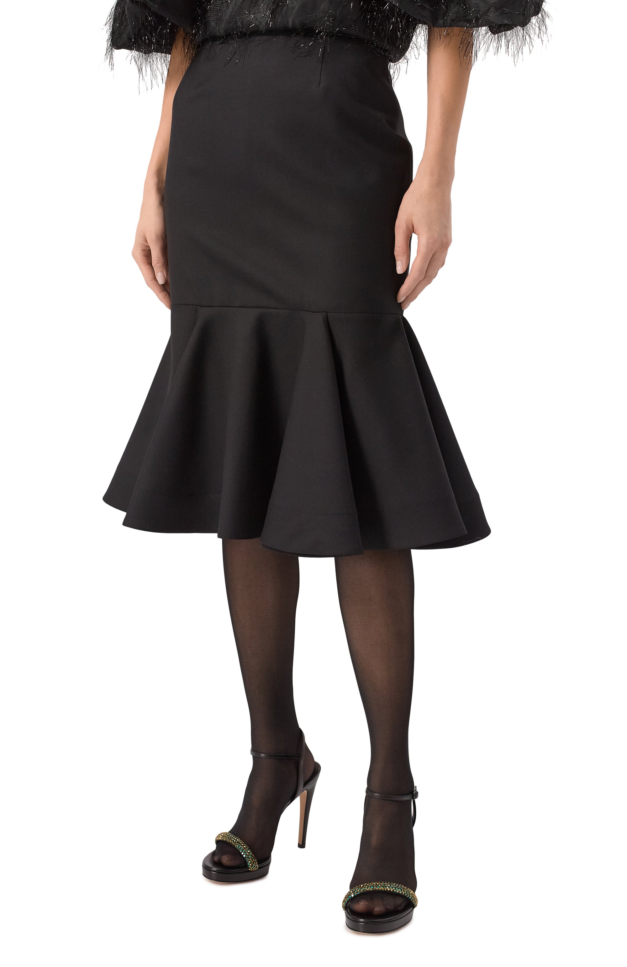 Шерстяная юбка NINA RICCI, арт. 25PCJU016/WV0322, фото 3