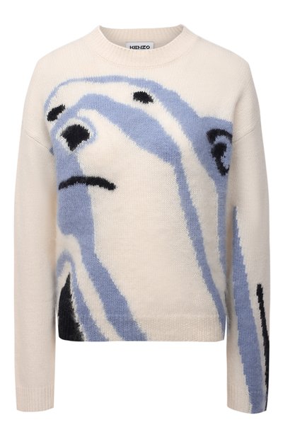 Женский шерстяной пуловер polar bear KENZO, арт. FB62PU6453SF