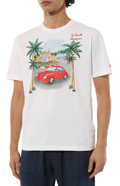 Хлопковая футболка MC2 SAINT BARTH, арт. STBM TSHIRT MAN/TSHM001/02203B, фото 3