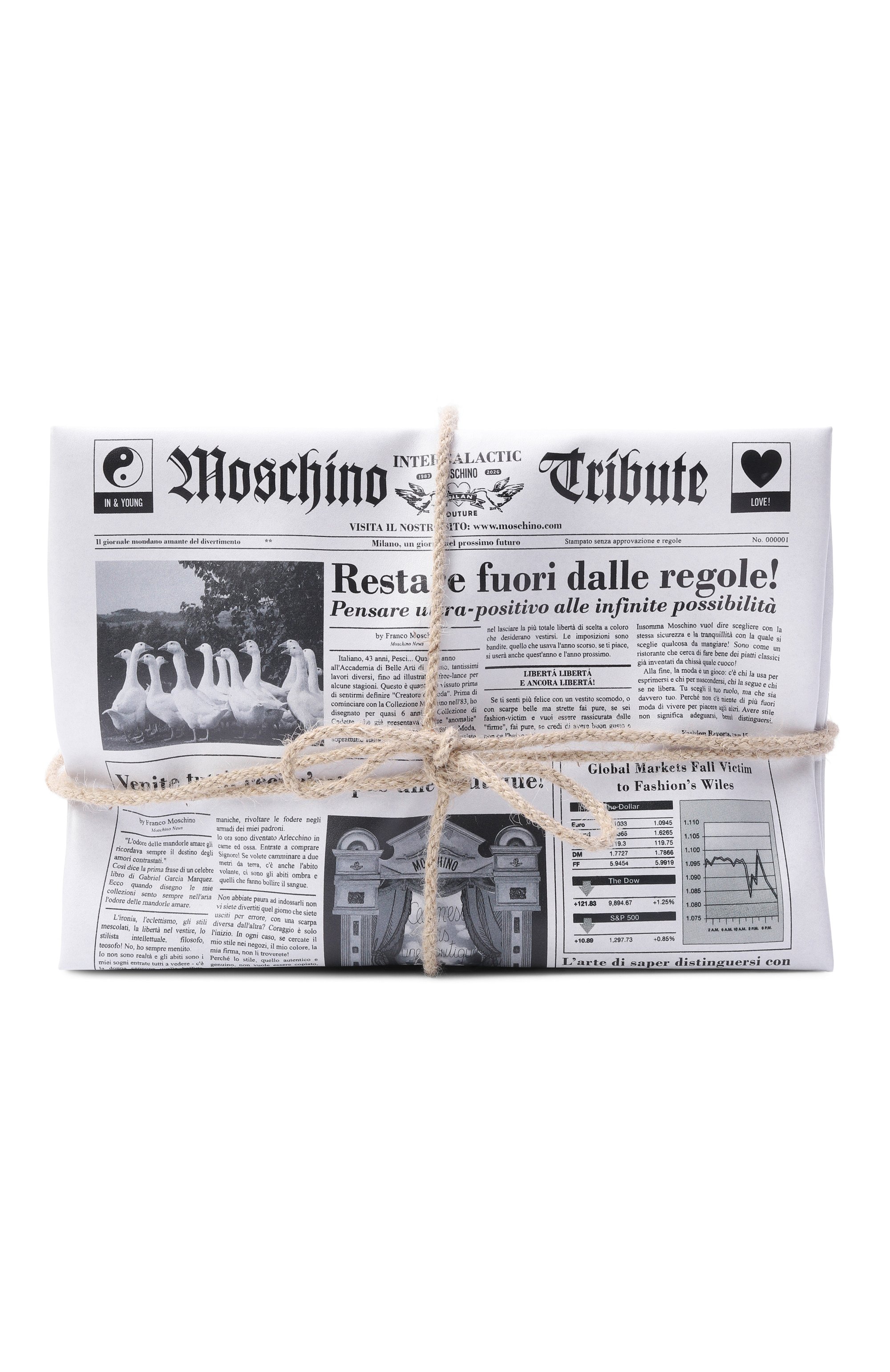 Клатч newspaper MOSCHINO, арт. MC4206PP00/0S2, фото 1