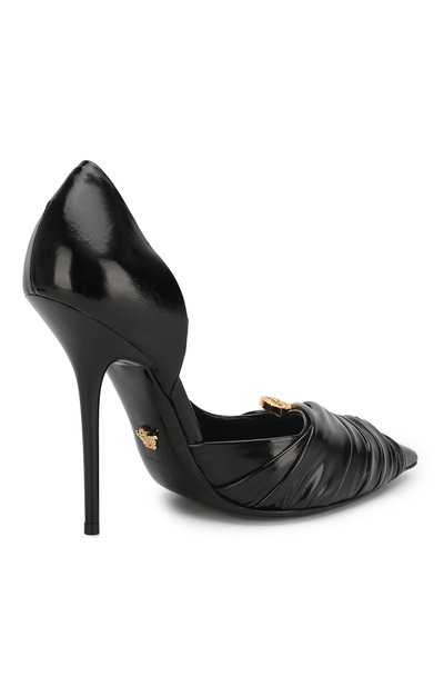 Кожаные туфли safety pin VERSACE, арт. DSR950P/DVEL8, фото 4