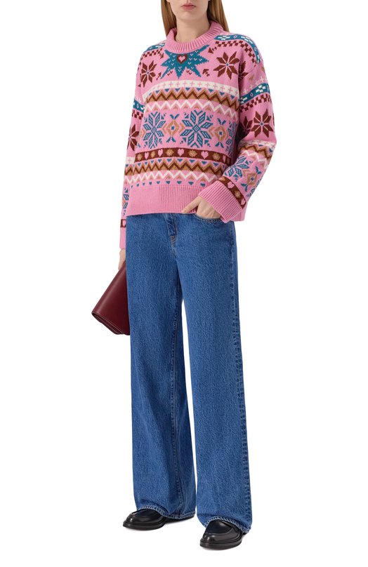 Шерстяной свитер Moschino A0916/5405 Розовый  A0916/5405 Фото 2