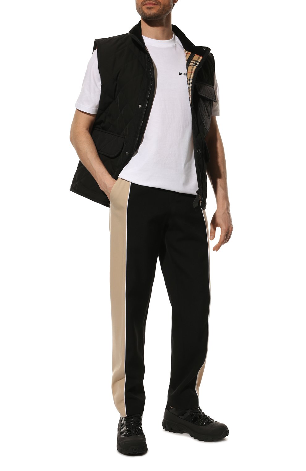 Хлопковая футболка BURBERRY, арт. 8050166, фото 2