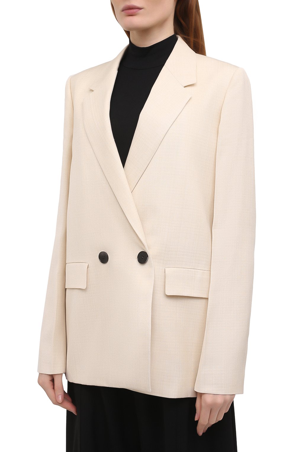 Жакет из шелка и вискозы JIL SANDER, арт. JSPS130010-WS390300, фото 3