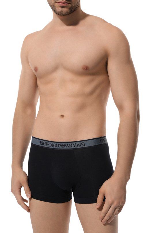 Комплект из трех боксеров Emporio Armani 111357/4F717 Синий  111357/4F717 Фото 4