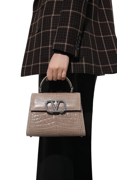 Сумка vsling small из кожи аллигатора VALENTINO, арт. WW2B0F53/HKF/AMIS, фото 2
