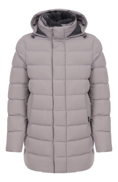 Мужская пуховик с воротником из кролика HETREGO, арт. 8P435R/WILLIAM