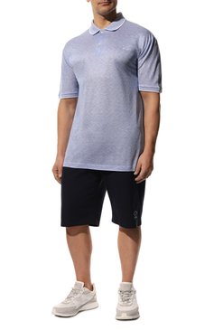 Поло из хлопка и шелка PAUL&SHARK, арт. 22411270/3XL-6XL, фото 2