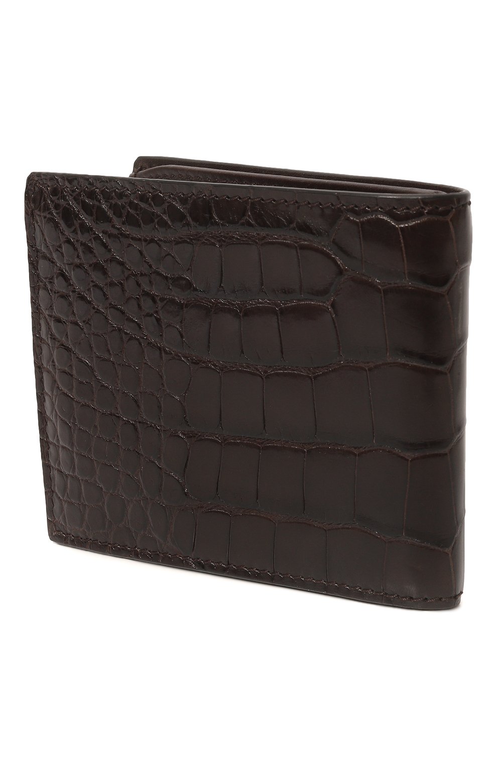 Портмоне из кожи крокодила GUCCI темно-коричневого цвета по цене 316800 руб., арт. 365482 E5V1R, фото 2 Портмоне из кожи крокодила GUCCI, арт. 365482 E5V1R, фото 2