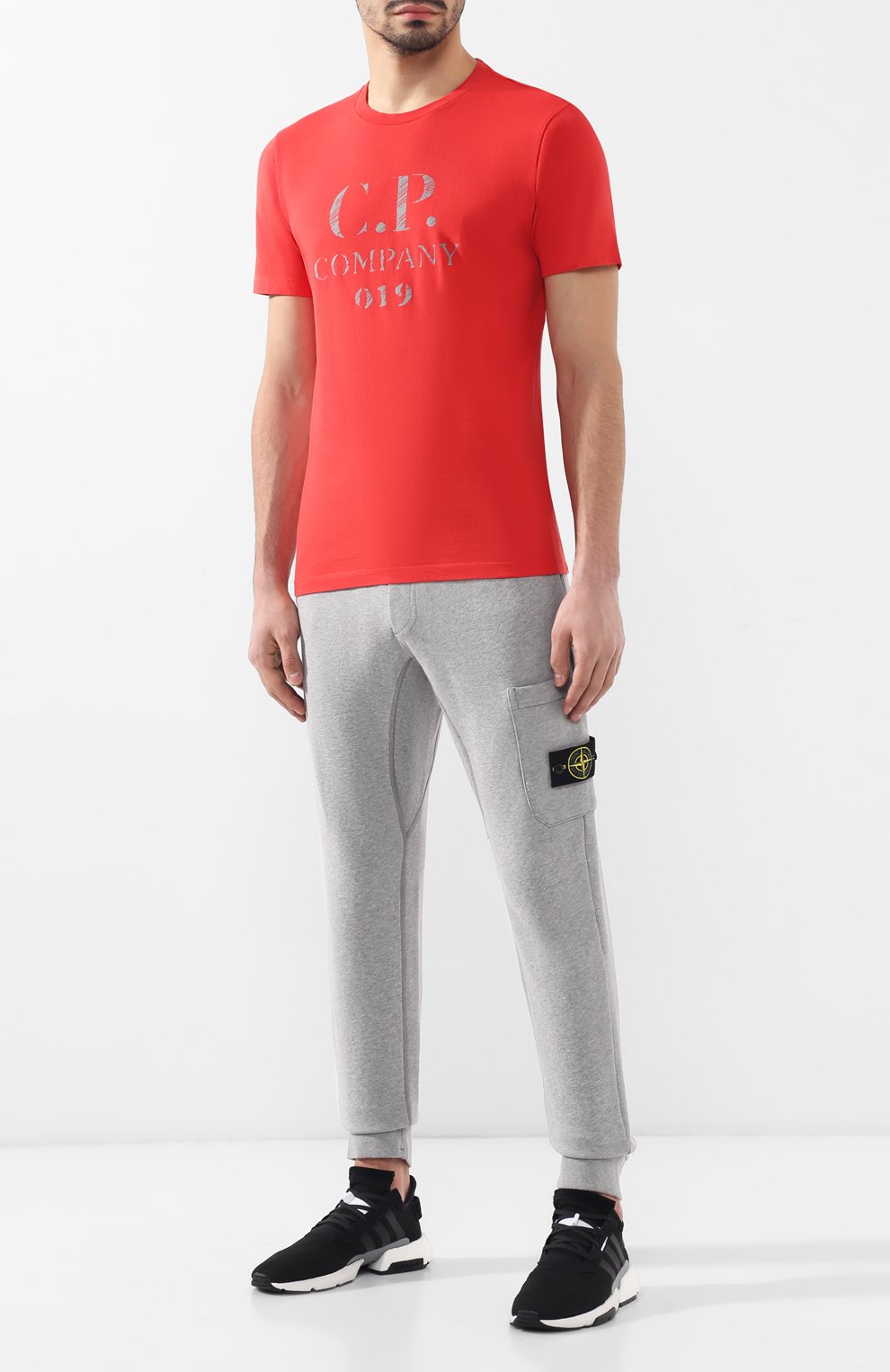 Хлопковая футболка  C.P. COMPANY, арт. 06CMTS158A-005100W, фото 2