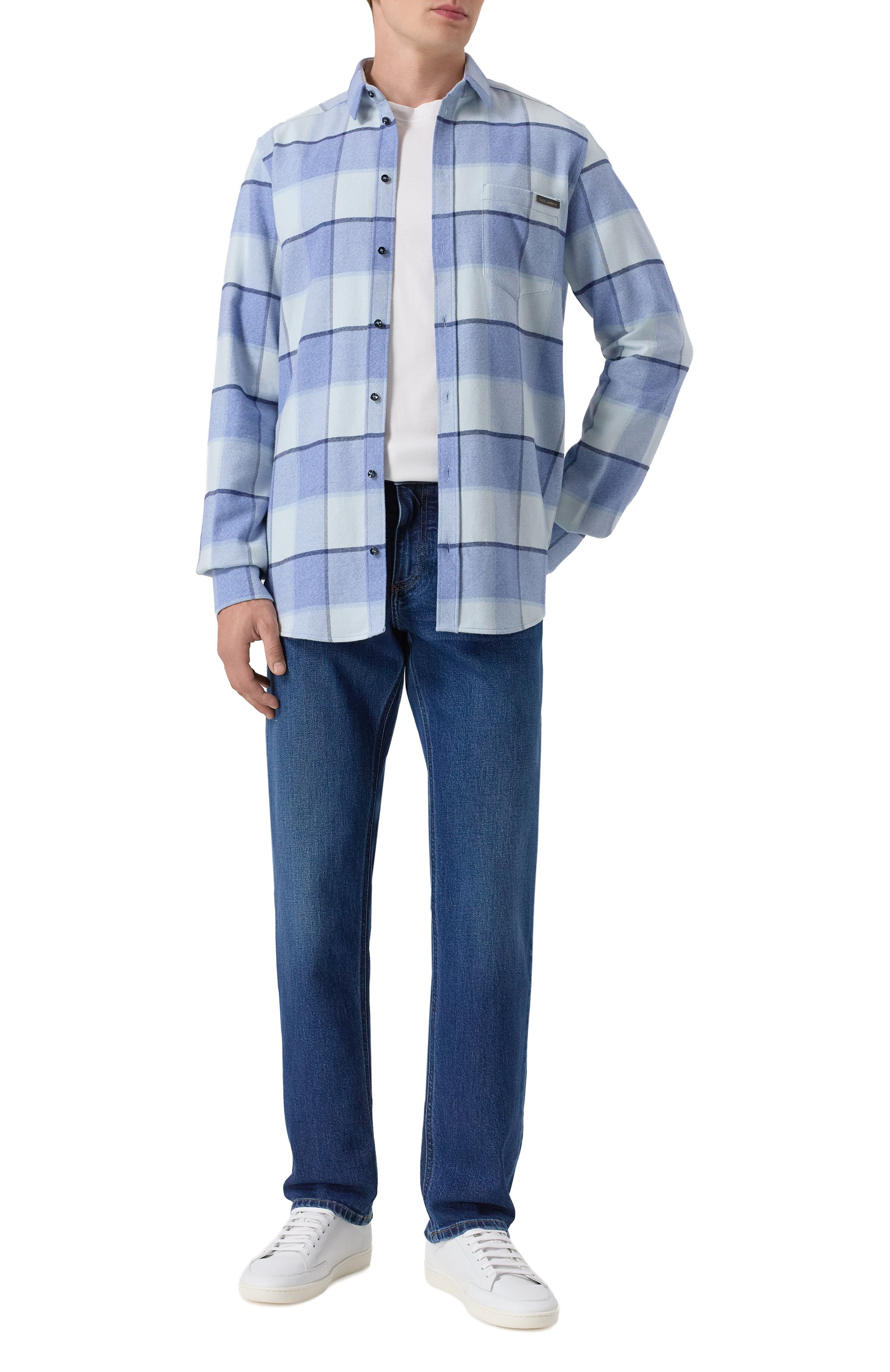 Хлопковая рубашка DOLCE & GABBANA, арт. G5JZ9T/FQ5M8, фото 2