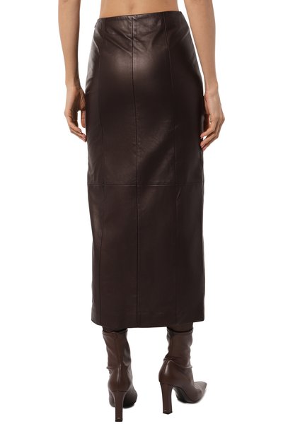 Кожаная юбка KITON, арт. D58271K0541F04, фото 4