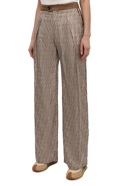 Шелковые брюки CHLOÉ, арт. CHC21SPA88350, фото 3