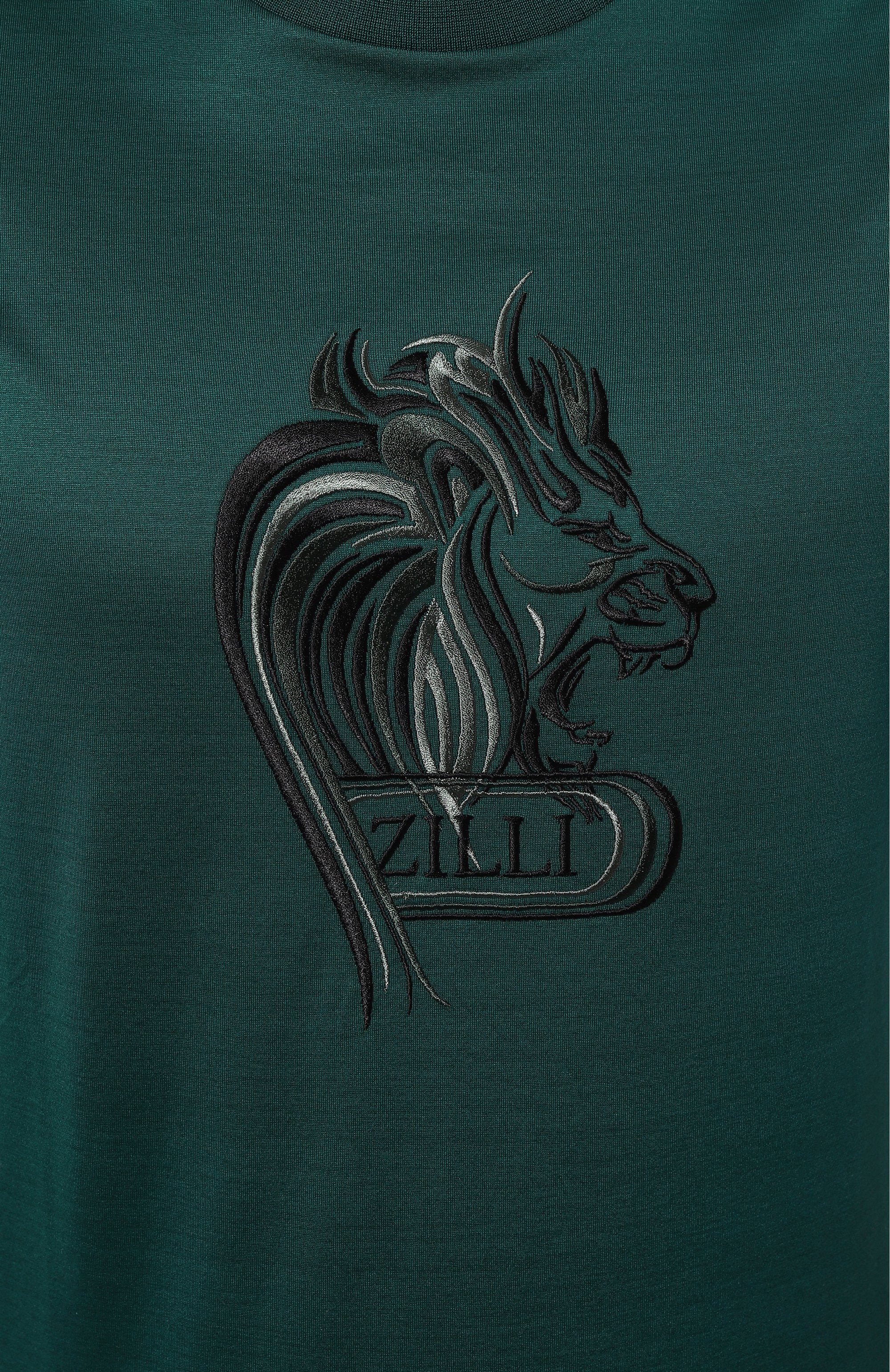 Хлопковая футболка ZILLI, арт. TSR02FM0110VBLE00, фото 5