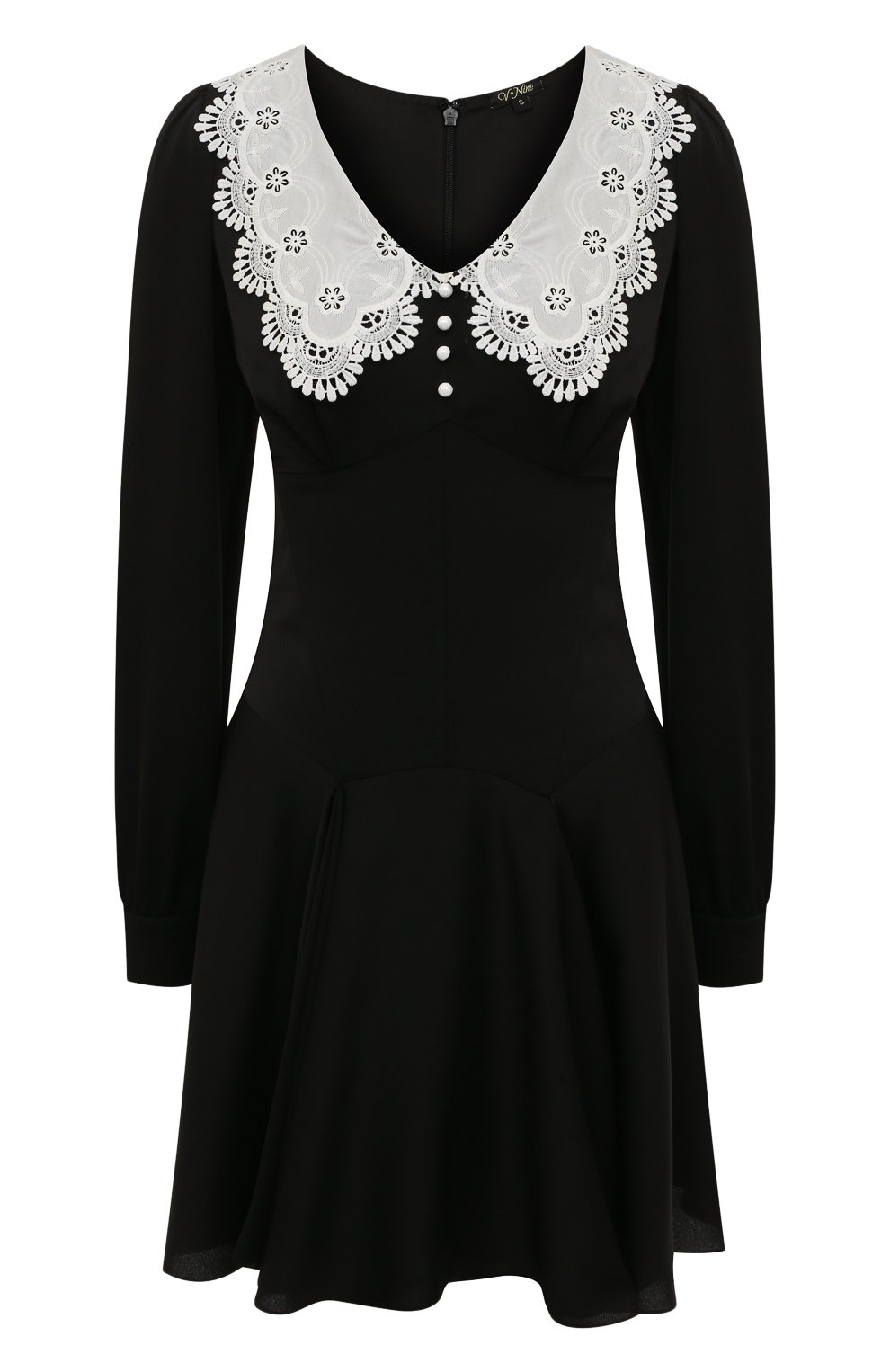 Платье VNINE черного цвета по цене 92650 руб., арт. VN-09/DRESS, фото 1 Платье VNINE, арт. VN-09/DRESS, фото 1