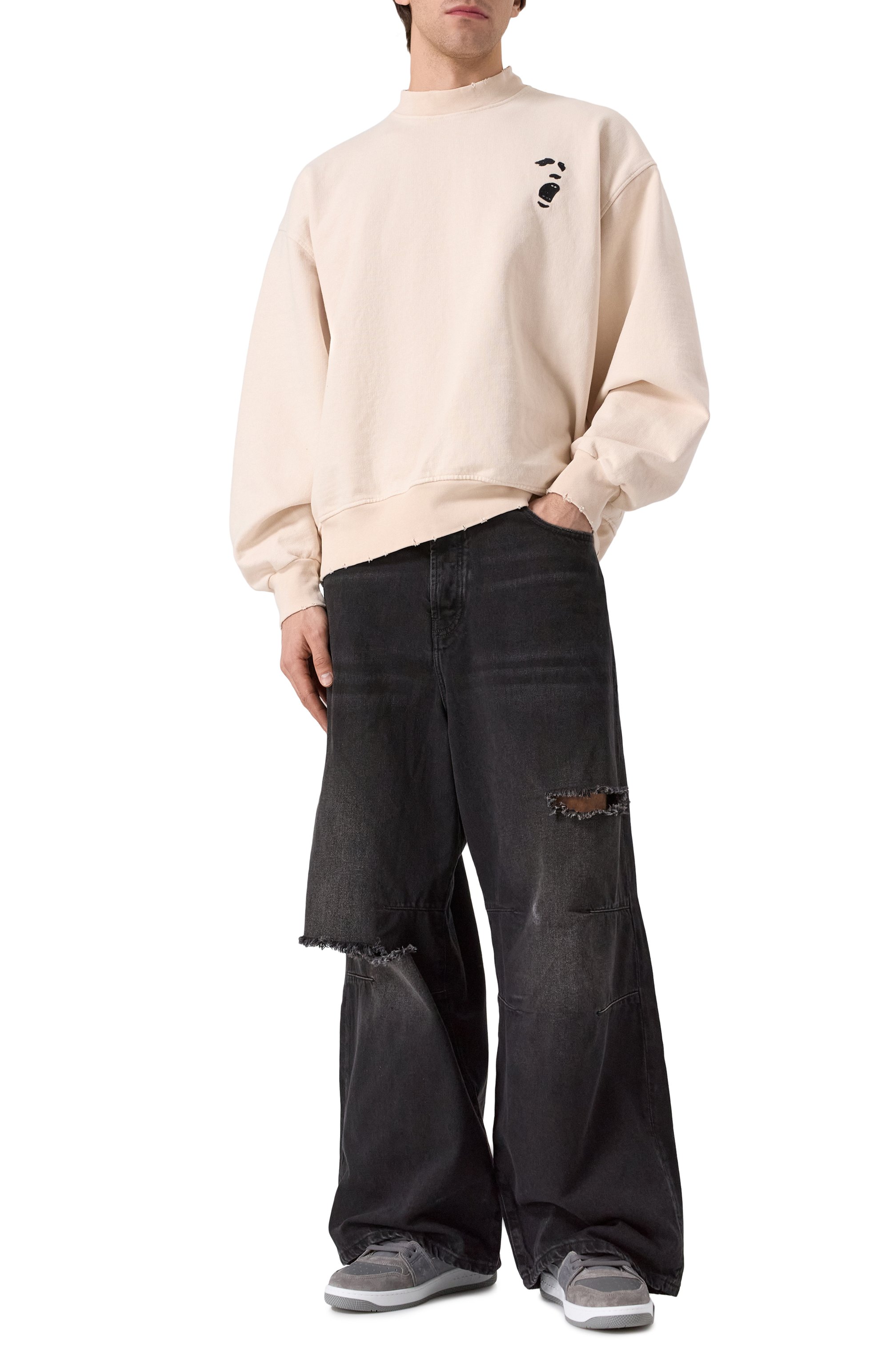 Хлопковый свитшот AN OTHER DATE, арт. S25MA0DSW176, фото 2