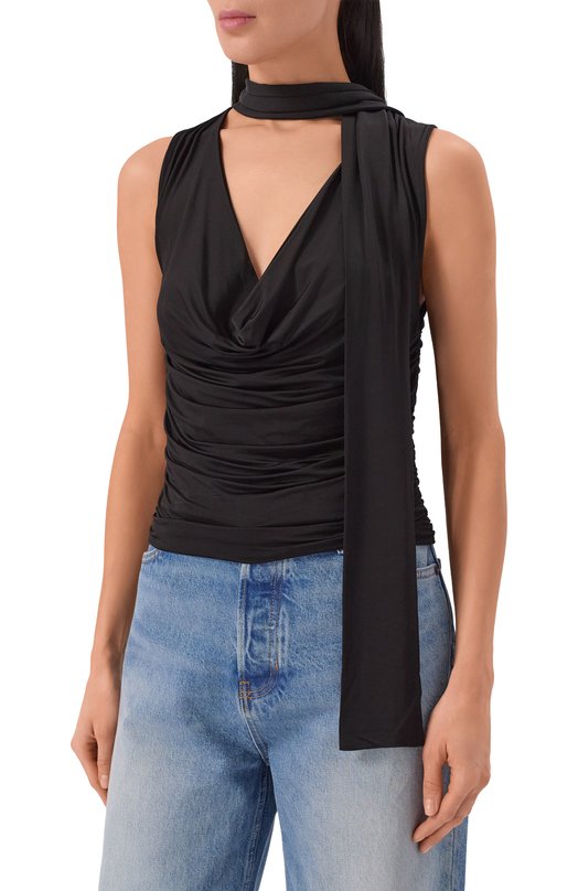 Топ из вискозы Aya Muse AMR2667 Чёрный  AMR2667 Фото 3