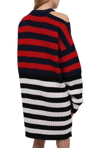 Платье из шерсти и лиоцелла BALMAIN, арт. WF0RF020/K339, фото 4