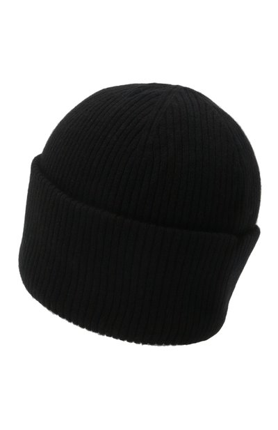 Шапка из шерсти и кашемира CANOE черного цвета по цене 13460 руб., арт. 4200510, фото 3 Шапка из шерсти и кашемира CANOE, арт. 4200510, фото 3