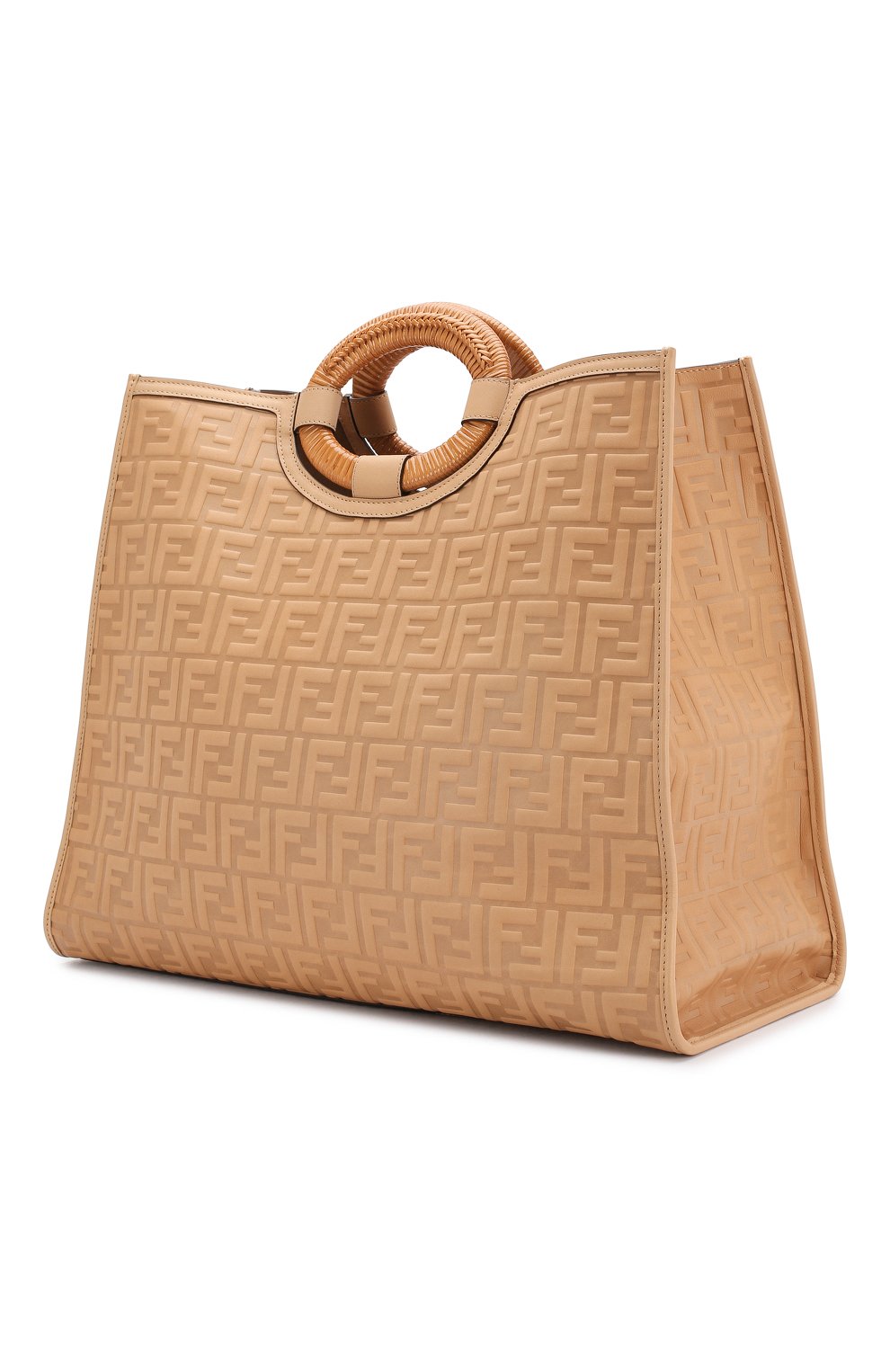Сумка-тоут FENDI бежевого цвета по цене 354000 руб., арт. 8BH351 AAIJ, фото 3 Сумка-тоут FENDI, арт. 8BH351 AAIJ, фото 3