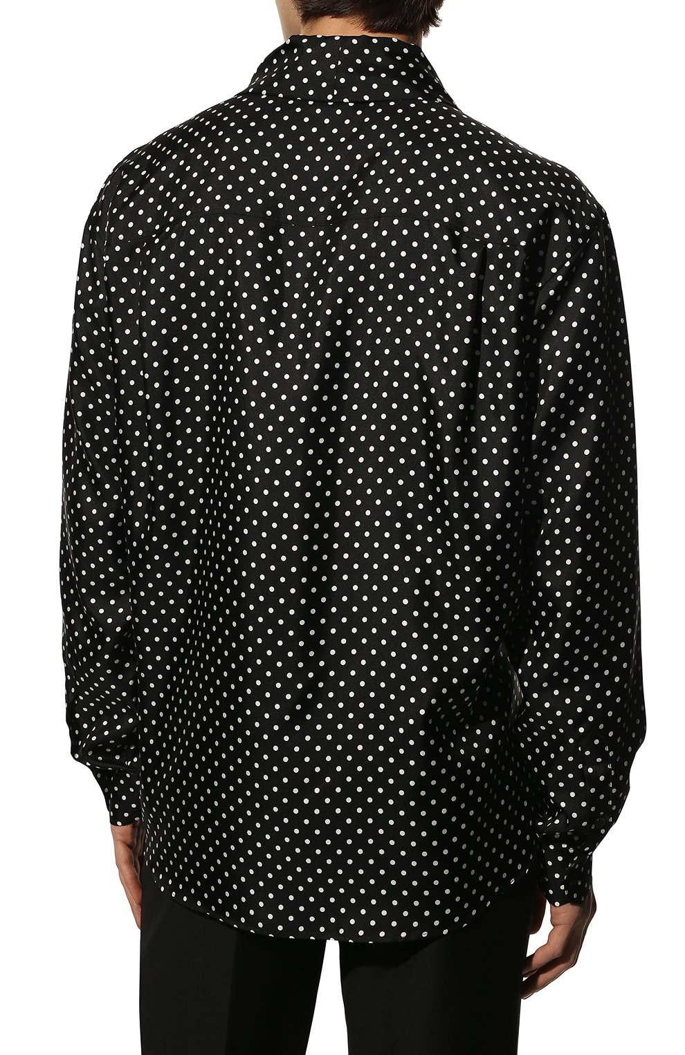 Шелковая рубашка DOLCE & GABBANA, арт. G5JN9T/HS1GN/MTM, фото 4