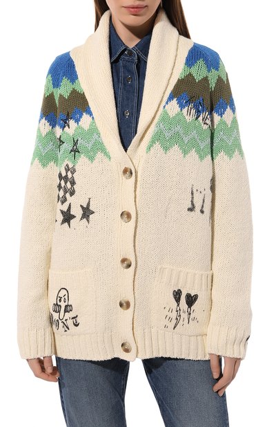 Кардиган из хлопка и вискозы MOTHER, арт. 81086-1332, фото 3