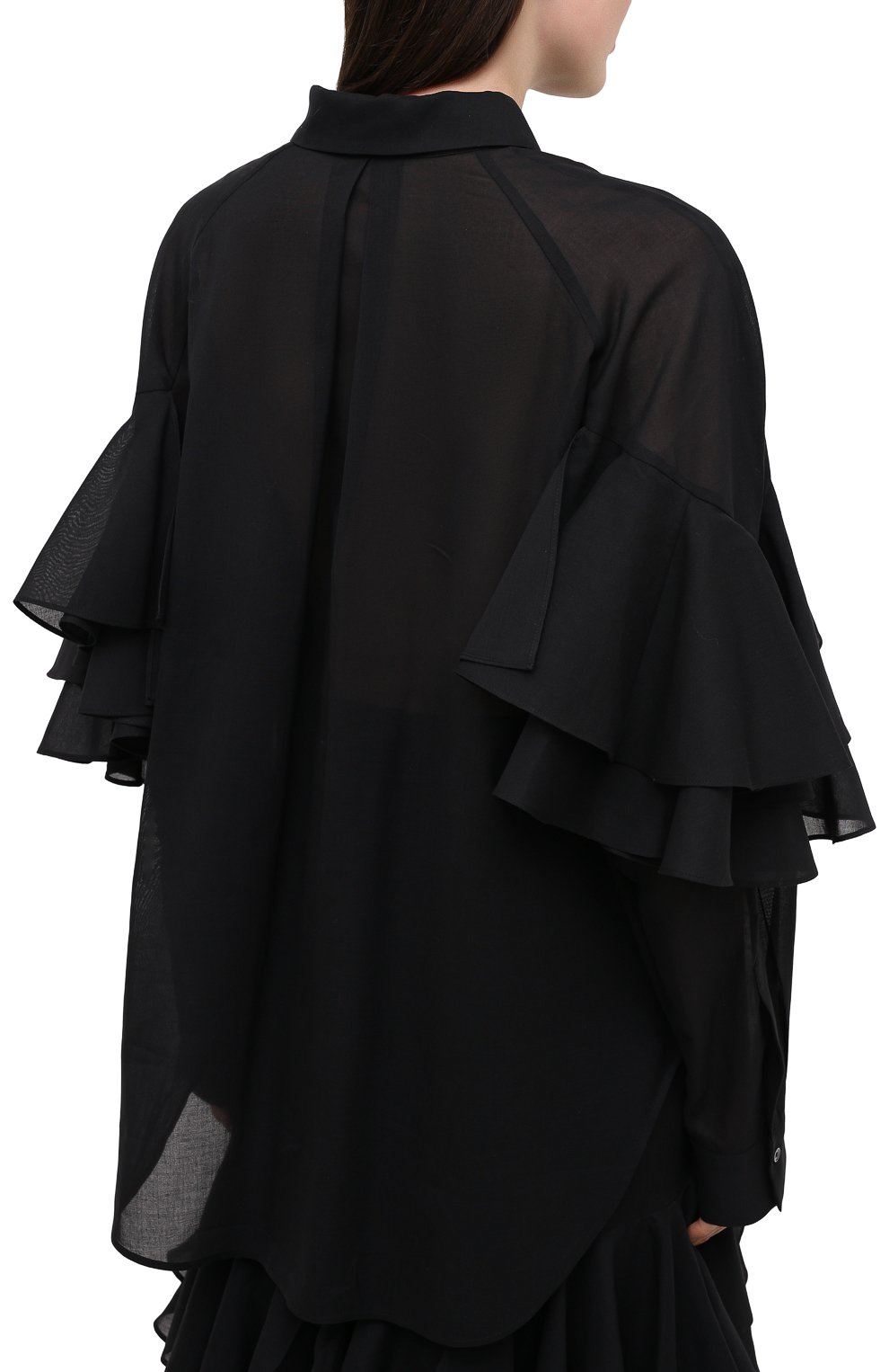 Хлопковая блузка TOTEME, арт. L0CARN0 203-702-704, фото 4