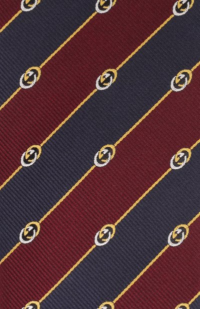 Шелковый галстук GUCCI, арт. 672407/4E002, фото 4