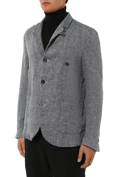 Льняной пиджак HANNES ROETHER, арт. J0P32PE.6048, фото 4