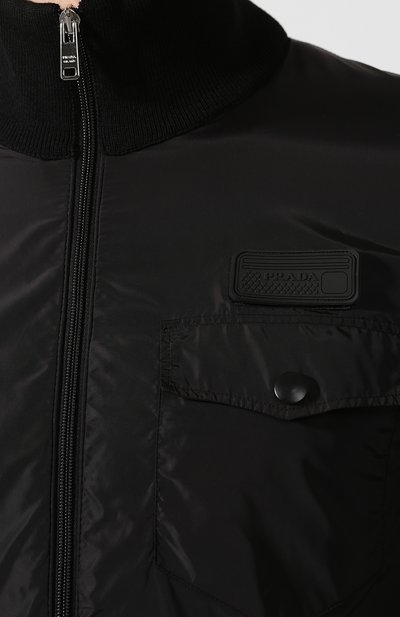 Комбинированный кардиган PRADA, арт. UMC134-72Y-F0002-192, фото 5