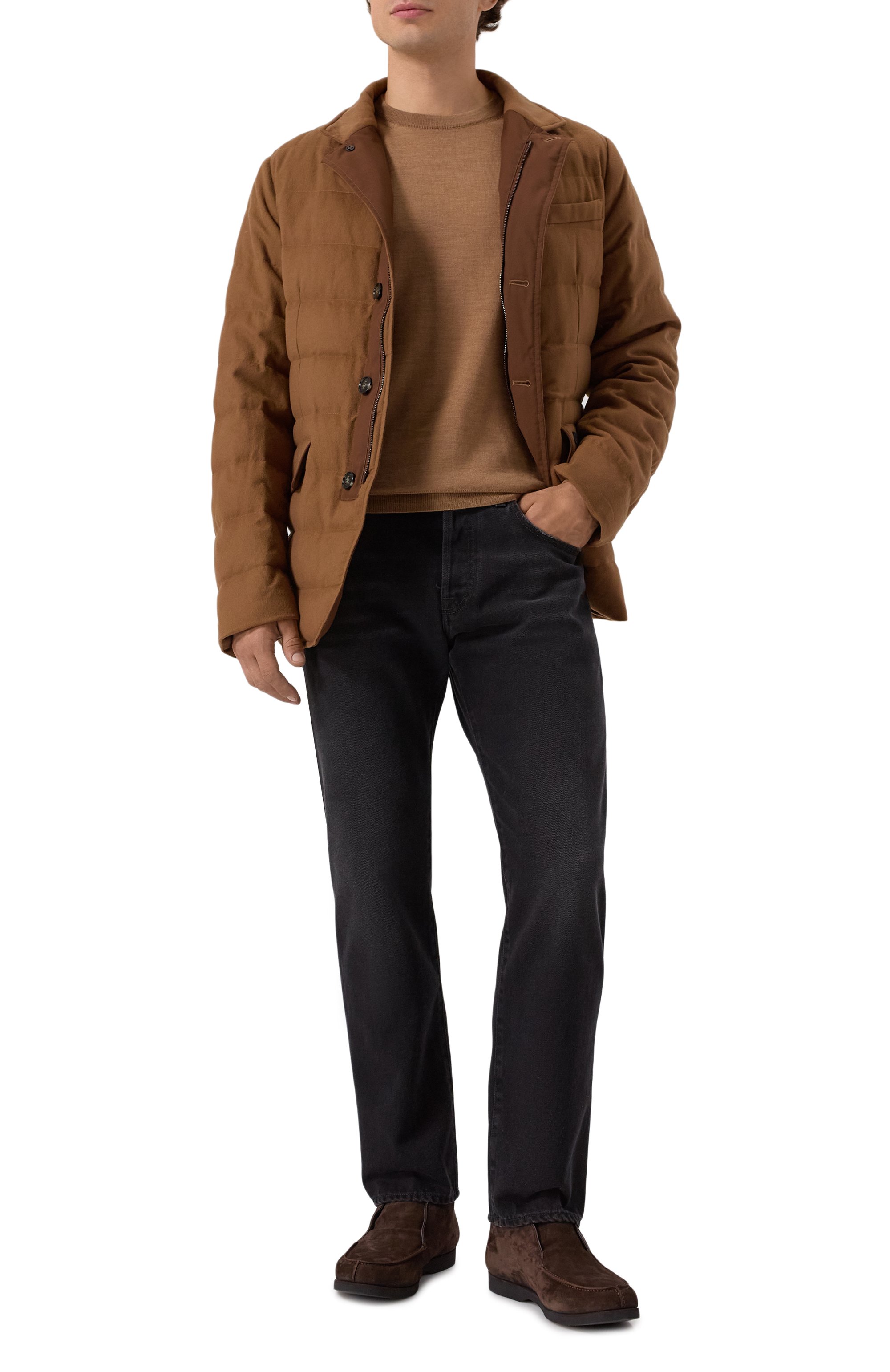 Замшевые ботинки KITON, арт. USSA105N0010804, фото 2