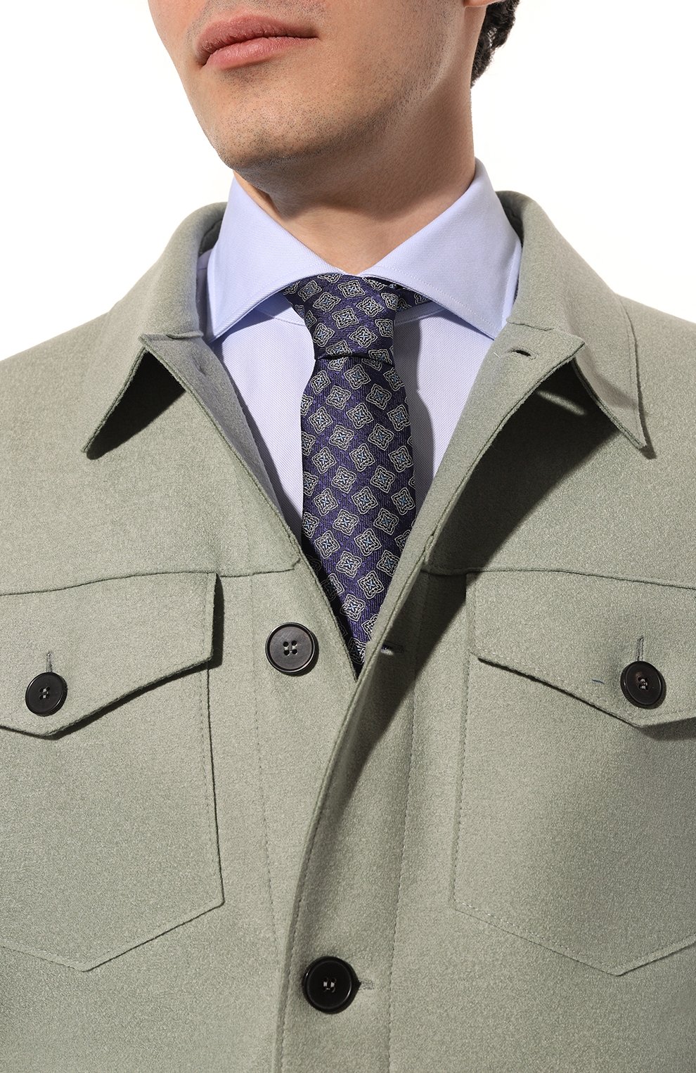 Шелковый галстук CANALI, арт. 18/HJ03935, фото 2