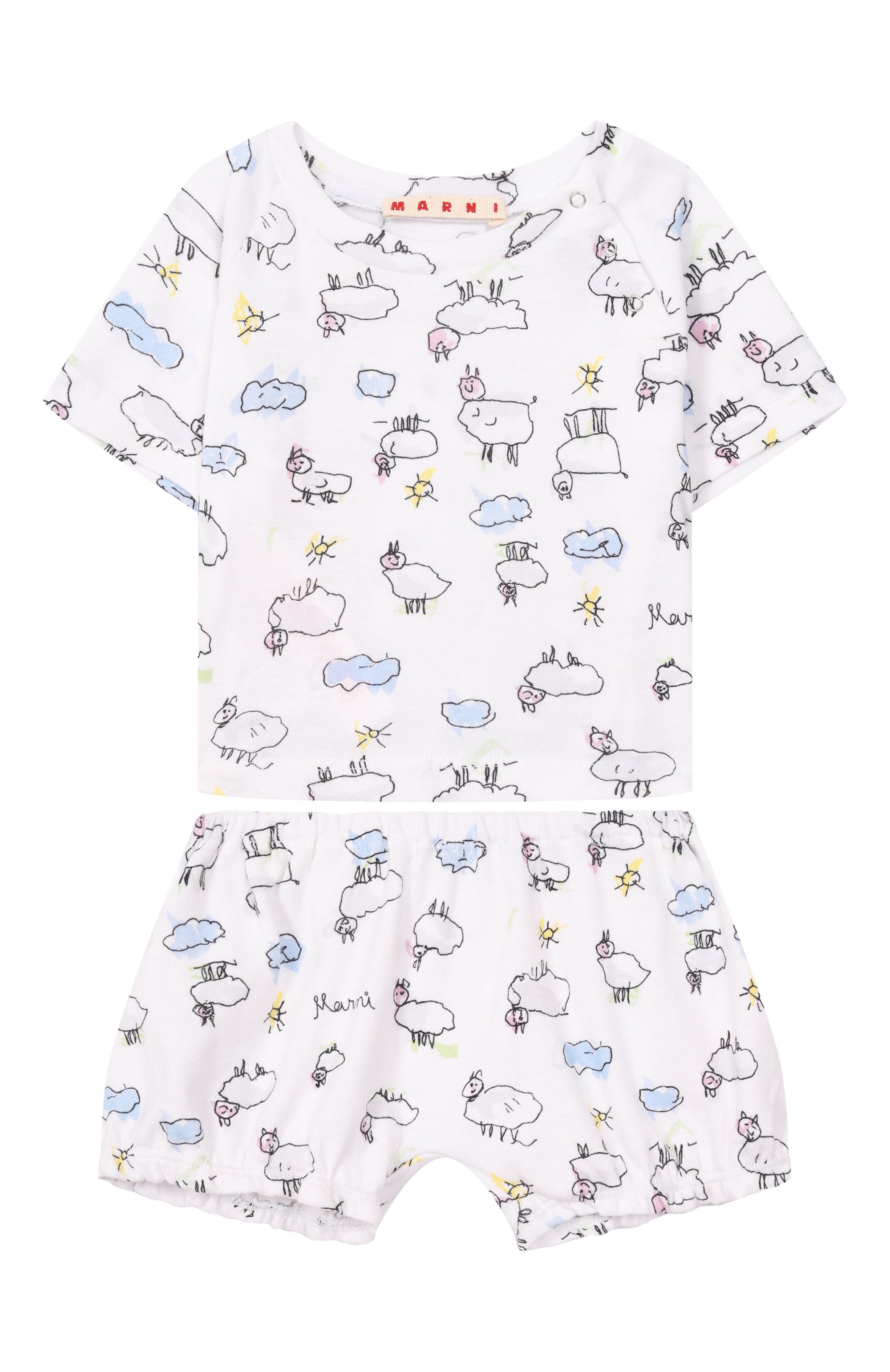 Комплект из футболки и шорт MARNI, арт. M01800/M00X9, фото 1