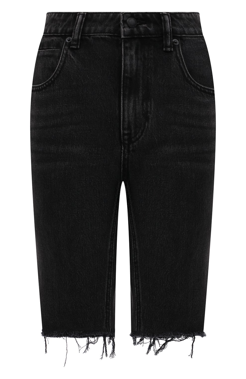 Джинсовые шорты ALEXANDER WANG темно-серого цвета по цене 38700 руб., арт. 4DC2214942, фото 1 Джинсовые шорты ALEXANDER WANG, арт. 4DC2214942, фото 1