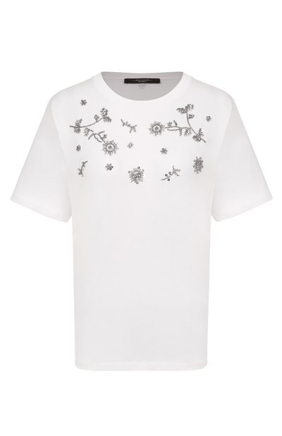 Женская хлопковая футболка WEEKEND MAX MARA, арт. WKDAGILE