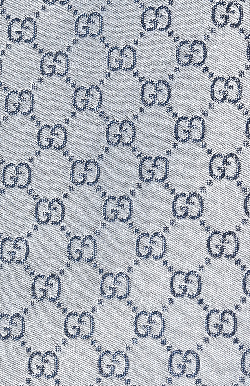 Шелковый галстук GUCCI голубого цвета по цене 28800 руб., арт. 456520 4B002, фото 4 Шелковый галстук GUCCI, арт. 456520 4B002, фото 4