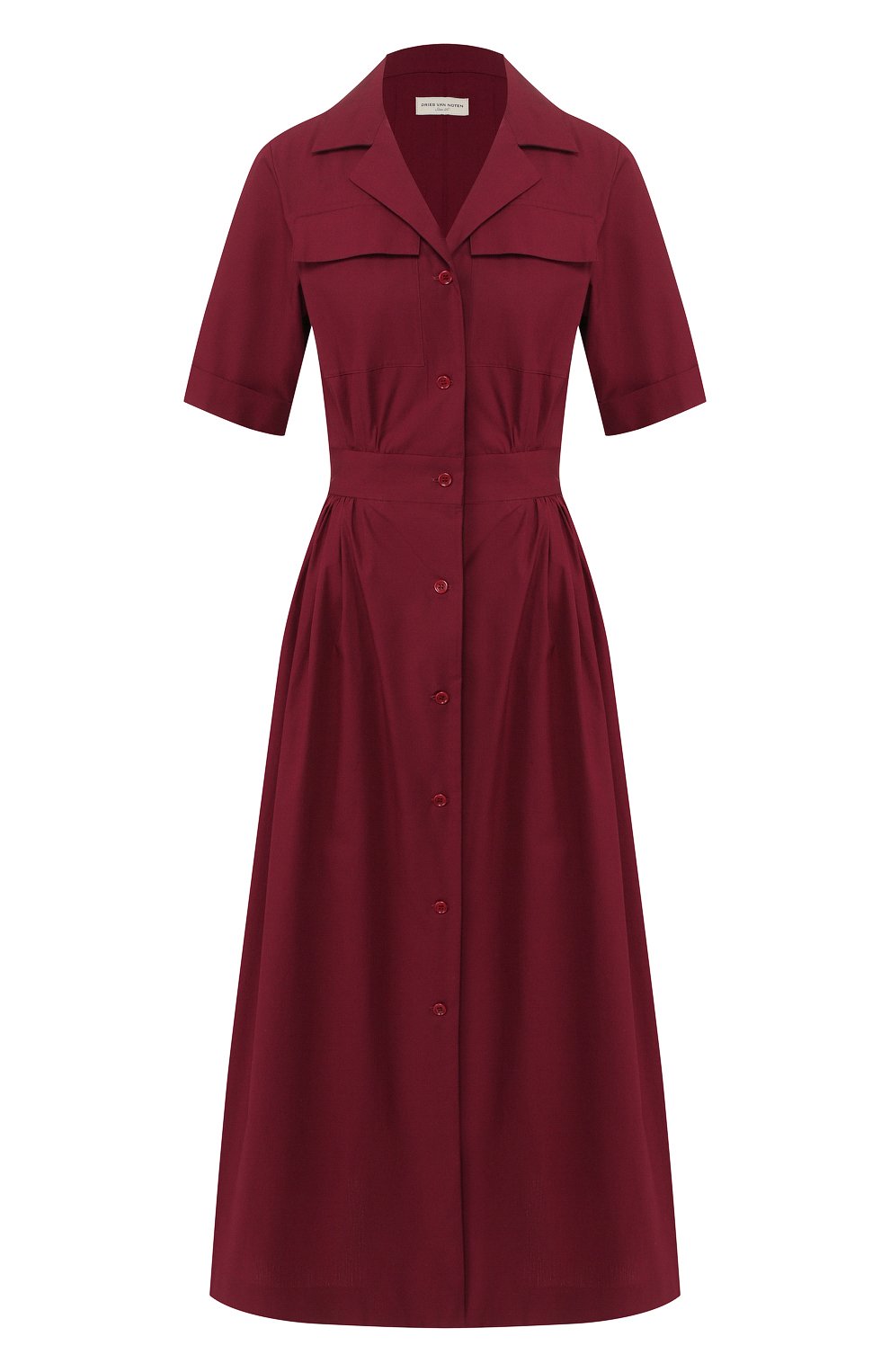 Хлопковое платье DRIES VAN NOTEN, арт. 191-11072-7122, фото 1