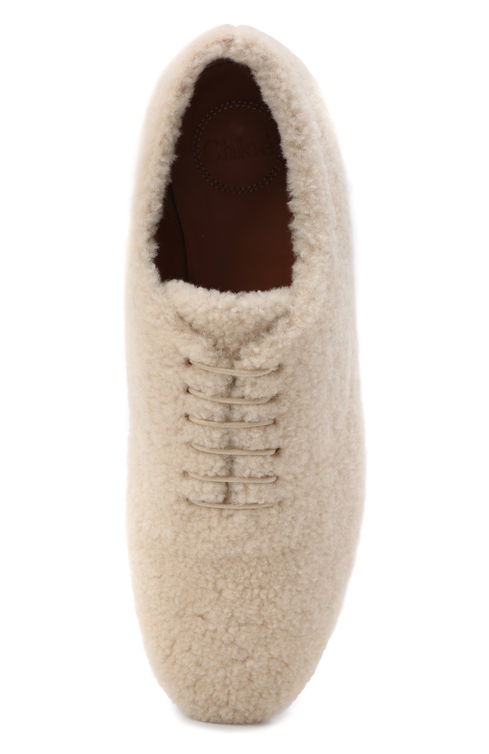 Меховые дерби jessie CHLOÉ, арт. CHC21W545V8, фото 6