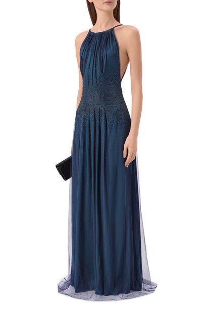 Платье с отделкой стразами GIORGIO ARMANI, арт. GW003795/AF24627, фото 2