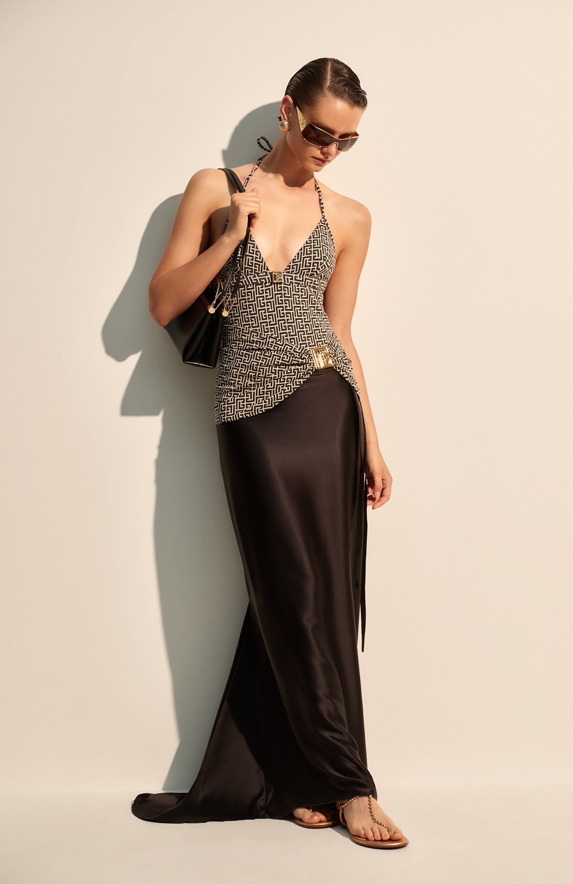 Атласная юбка ANN DEMEULEMEESTER, арт. B0010457/FA134, фото 6