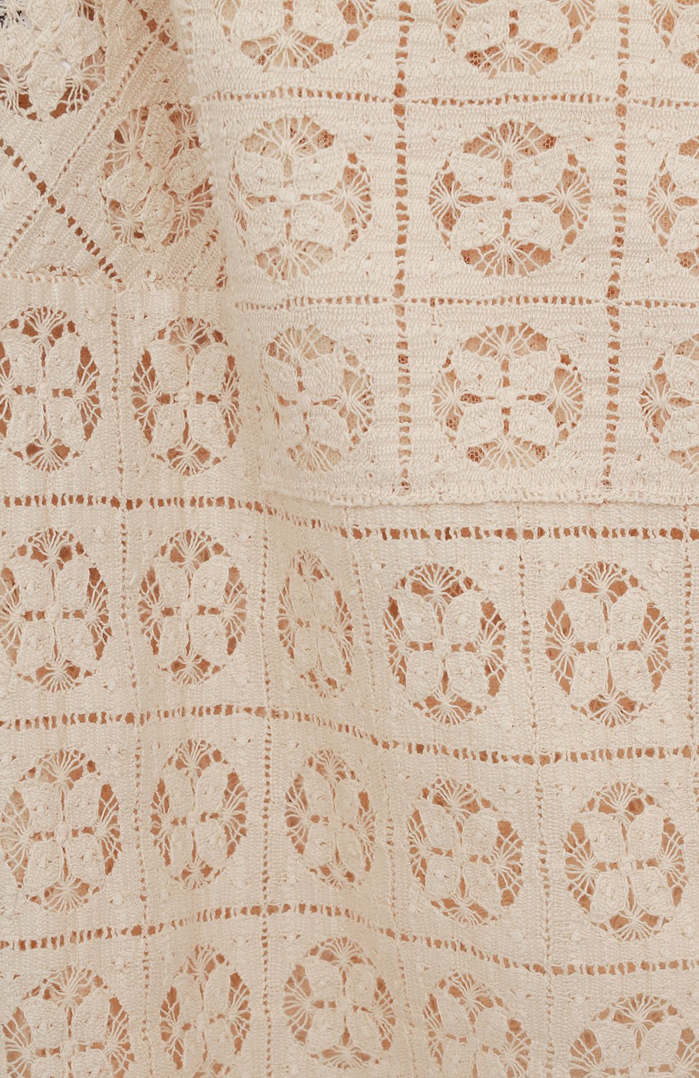 Хлопковый сарафан ULYANA SERGEENKO кремового цвета по цене 65000 руб., арт. GRB003KD21P (1022б21), фото 3 Хлопковый сарафан ULYANA SERGEENKO, арт. GRB003KD21P (1022б21), фото 3