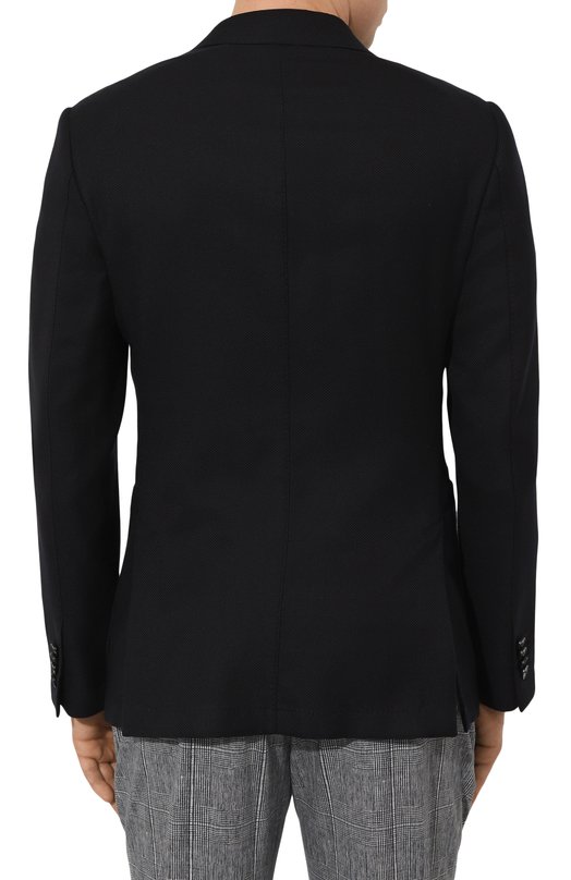 Шерстяной пиджак Zegna 1XPYG0/654711A6 Синий  1XPYG0/654711A6 Фото 4