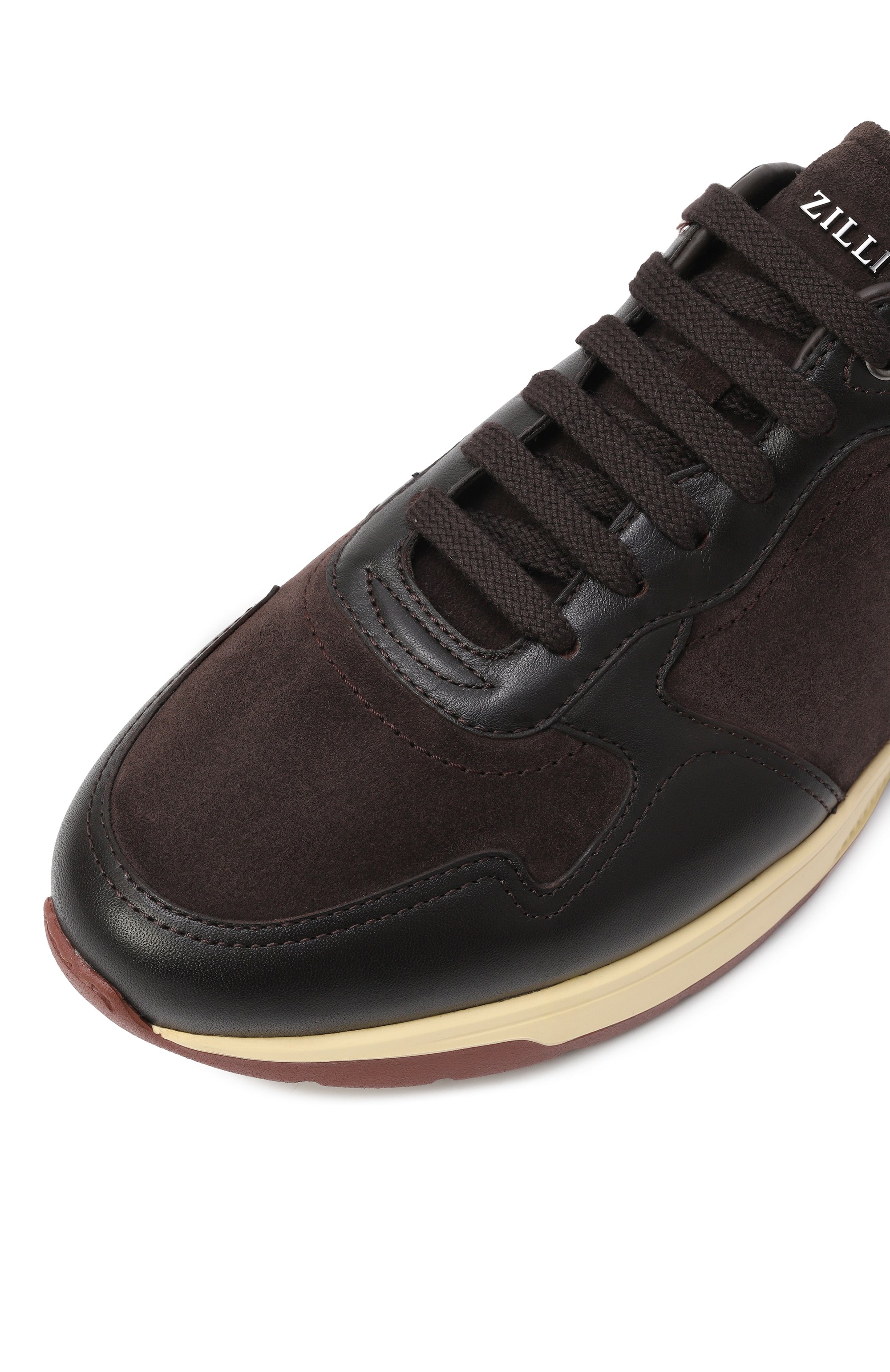 Комбинированные кроссовки ZILLI, арт. H0138AM1066VZEV03, фото 7