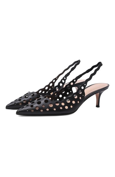 Женские кожаные туфли GIANVITO ROSSI, арт. G95607.55RIC.NXFNER0