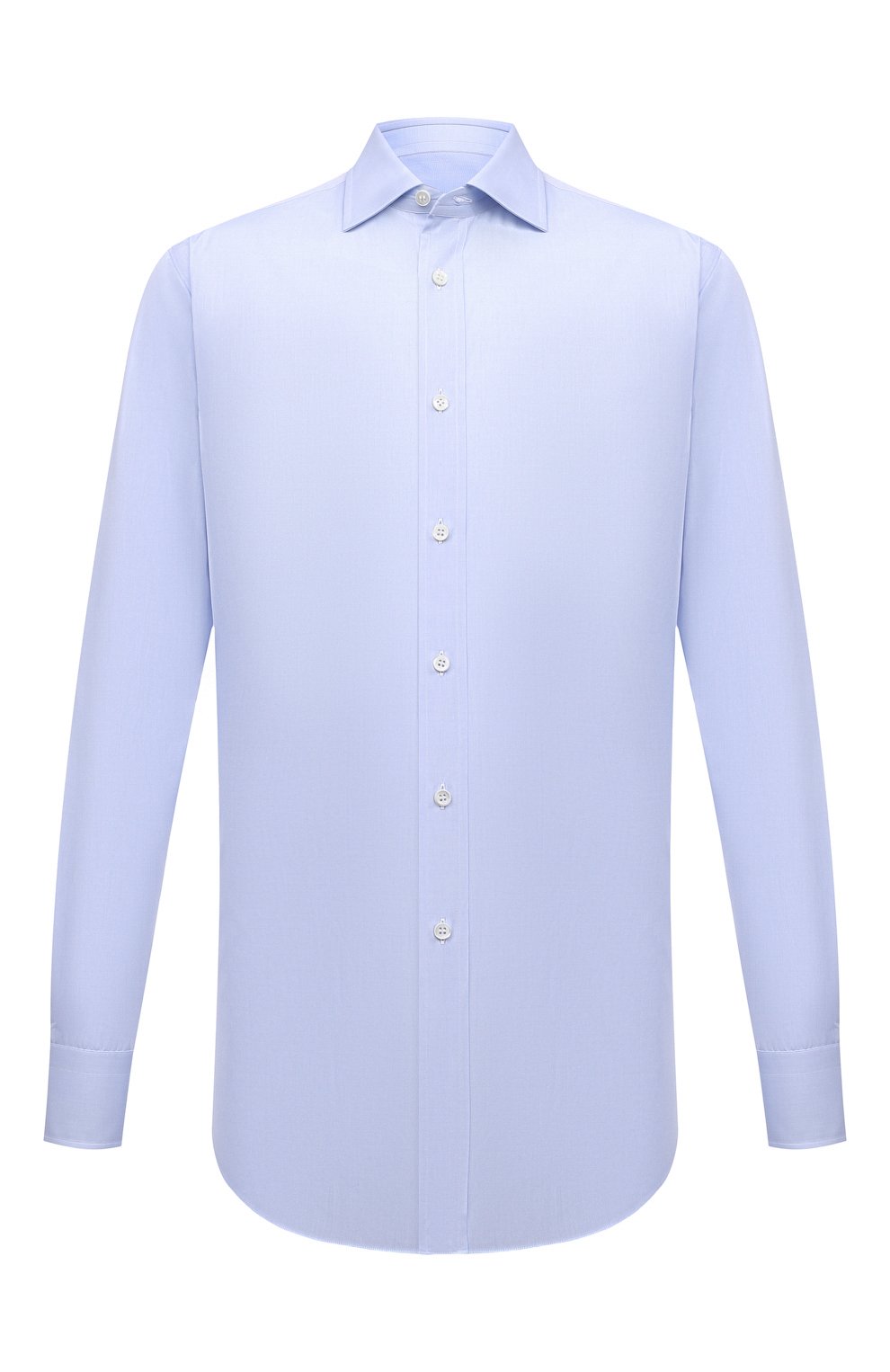 Хлопковая сорочка BRIONI светло-голубого цвета по цене 46200 руб., арт. RCT30L/0105W, фото 1 Хлопковая сорочка BRIONI, арт. RCT30L/0105W, фото 1