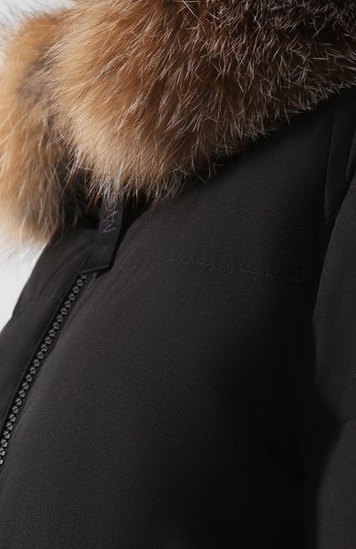 Пуховик с меховой отделкой капюшона MONCLER, арт. D2-093-49396-25-57843, фото 5