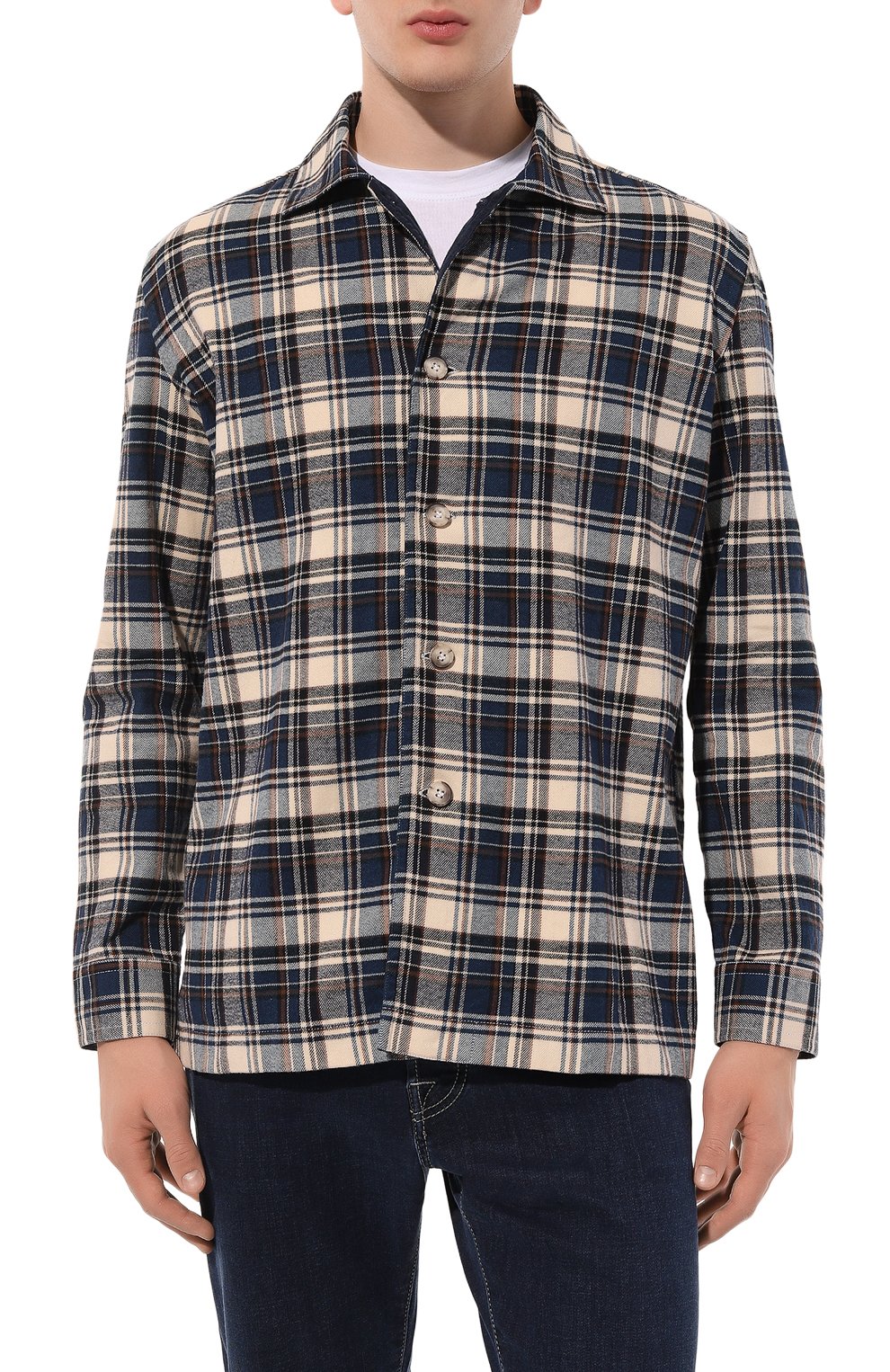 Хлопковая рубашка GIAMPAOLO, арт. GB24/41303, фото 3