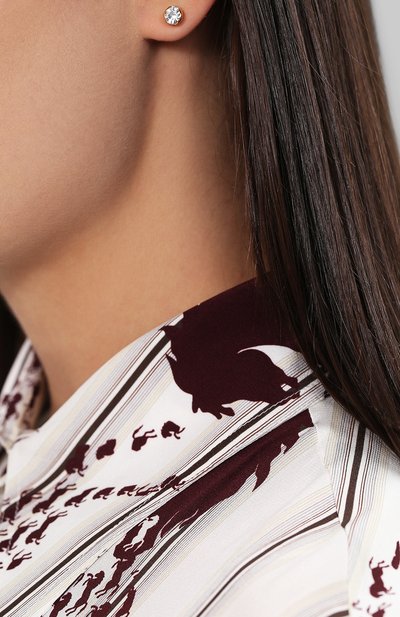 Серьги со съемной подвеской ANTON HEUNIS белого цвета по цене 8995 руб., арт. MNM.BBB, фото 4 Серьги со съемной подвеской ANTON HEUNIS, арт. MNM.BBB, фото 4